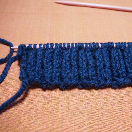 ゴム編み